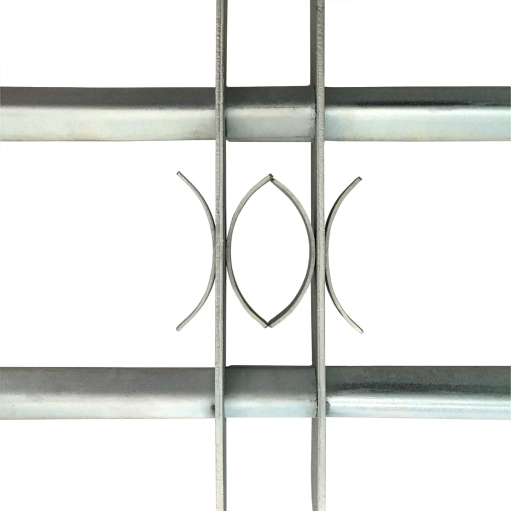 vidaXL Fenstergitter Verstellbar für Fenster 2 Stk. 700-1050 mm