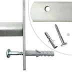 vidaXL Fenstergitter Verstellbar für Fenster 2 Stk. 700-1050 mm