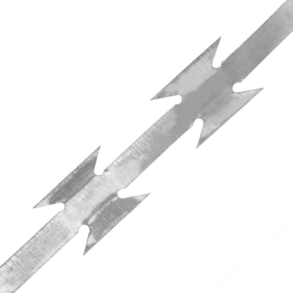 vidaXL BTO-22 Natodraht Klingendraht 2 Stk. 100 m Stahl