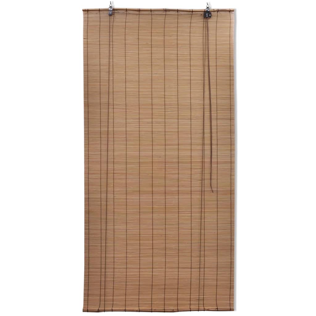 vidaXL Bambusrollos 2 Stk. Braun
