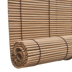 vidaXL Bambusrollos 2 Stk. Braun