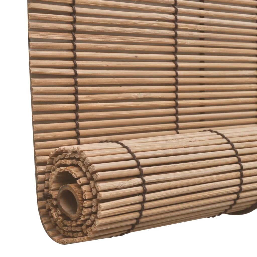 vidaXL Bambusrollos 2 Stk. Braun