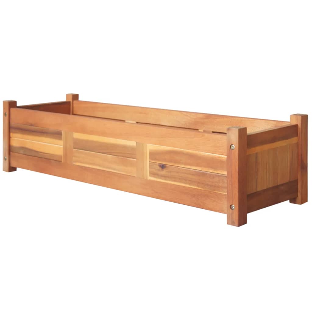vidaXL Garten-Hochbeete 2 Stk. Akazienholz