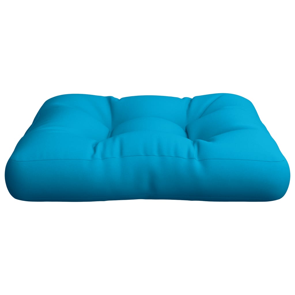 vidaXL Palettenkissen Blau 50x50x12 cm Stoff
