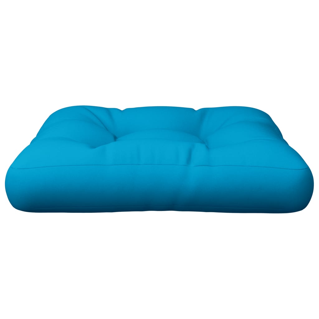 vidaXL Palettenkissen Blau 50x50x12 cm Stoff