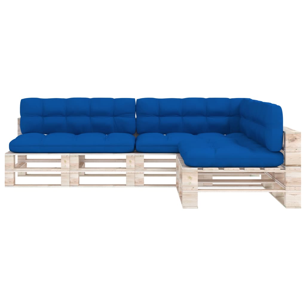 vidaXL Palettensofa-Kissen 7 Stk. Königsblau
