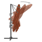 vidaXL Ampelschirm mit Aluminiummast Terrakotta 400 x 300 cm