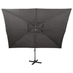 vidaXL Ampelschirm mit Doppeldach Anthrazit 400 x 300 cm