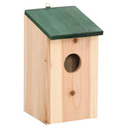 vidaXL Vogelhäuser 10 Stk. Tanne Massivholz 12x12x22 cm