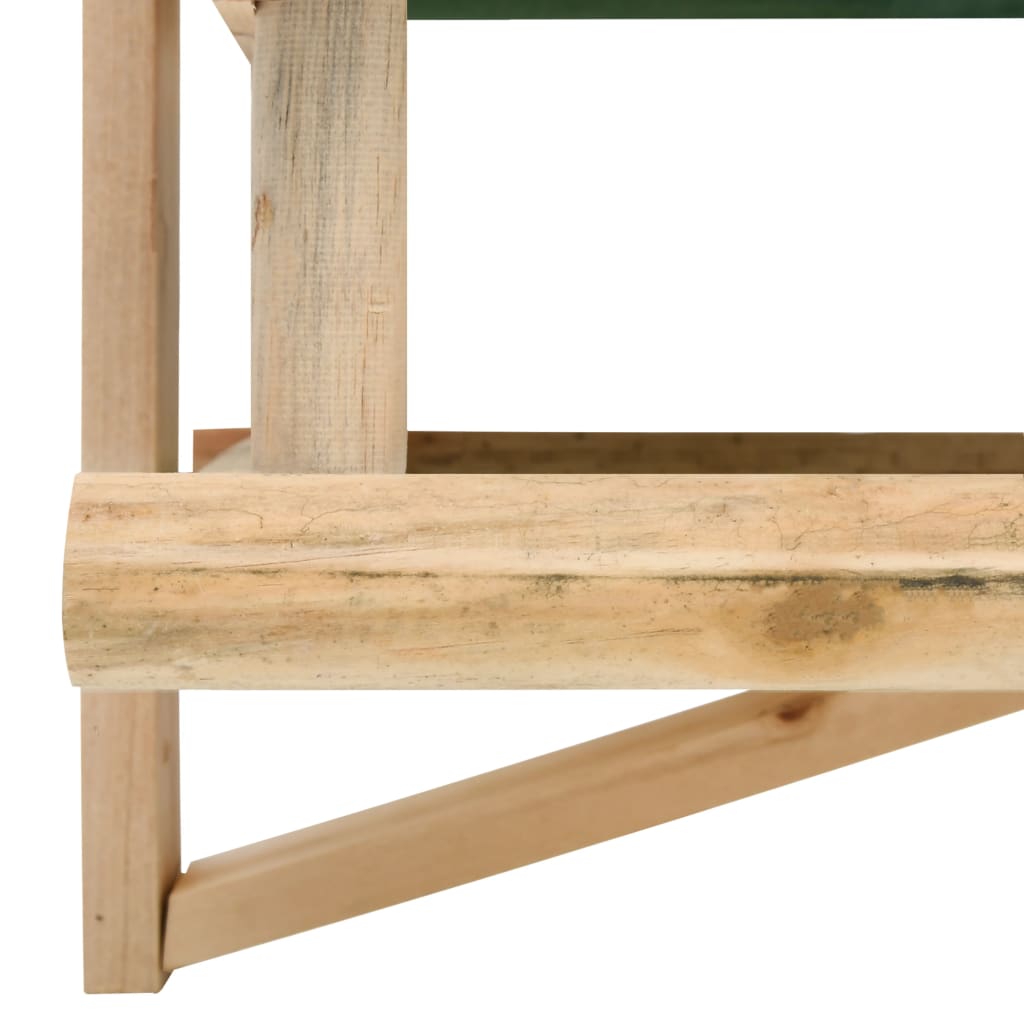 vidaXL Vogelfutterhaus Massivholz 35x29,5x21 cm