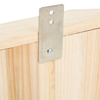 vidaXL Fledermauskasten Tanne Massivholz 30x20x38 cm