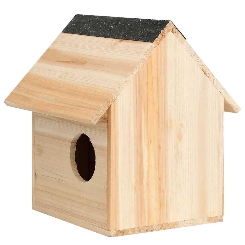 vidaXL Eichhörnchenhaus Tanne Massivholz 26x25x29 cm