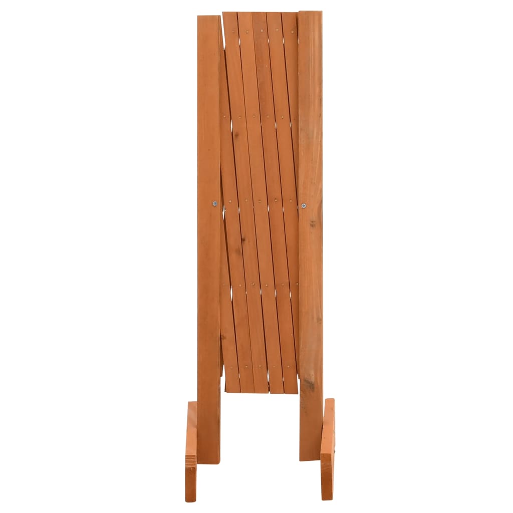 vidaXL Garten-Rankzaun Orange 120x60 cm Massivholz Tanne