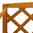vidaXL Regal-Rankgitter Orange 60x30x140 cm Massivholz Tanne