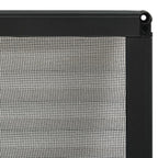 vidaXL Insektenschutz-Plissee für Fenster Alu Anthrazit 120x120 cm