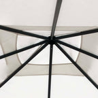 vidaXL Pavillon 3x3x2,6 m Creme 160 g/m²