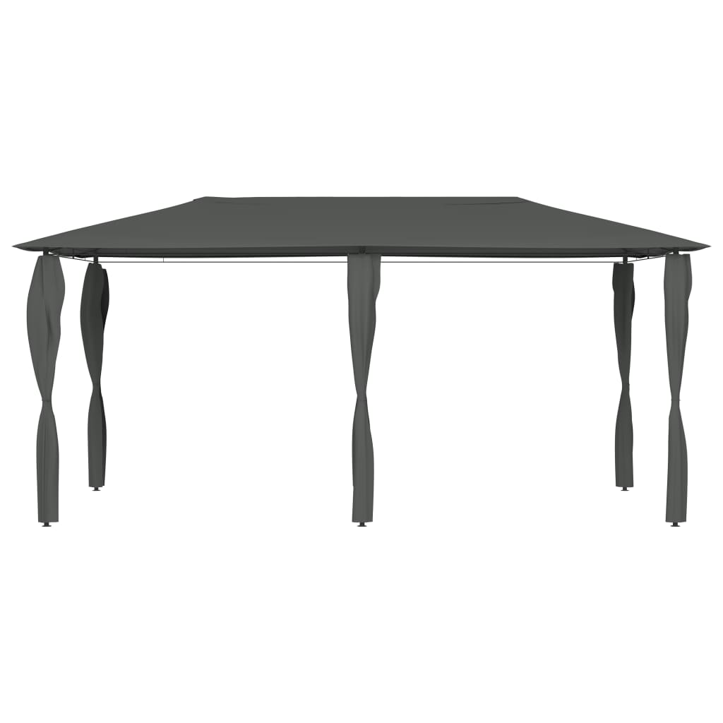 vidaXL Pavillon mit Pfostenverkleidung 2,98x5,3x2,59 m Creme 160 g/m²