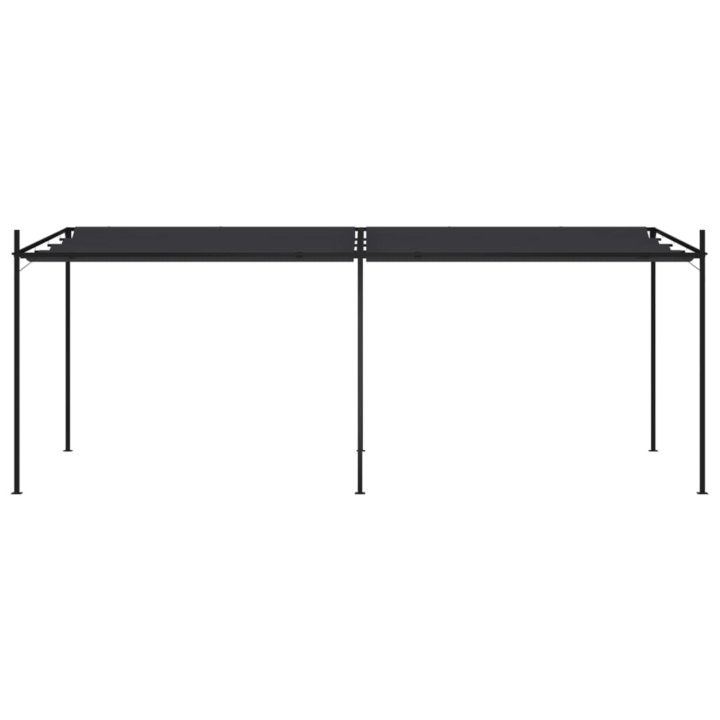 vidaXL Pavillon mit Ausziehbarem Dach 600x300x233 cm Anthrazit