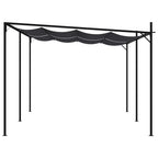 vidaXL Pavillon mit Ausziehbarem Dach 600x300x233 cm Anthrazit