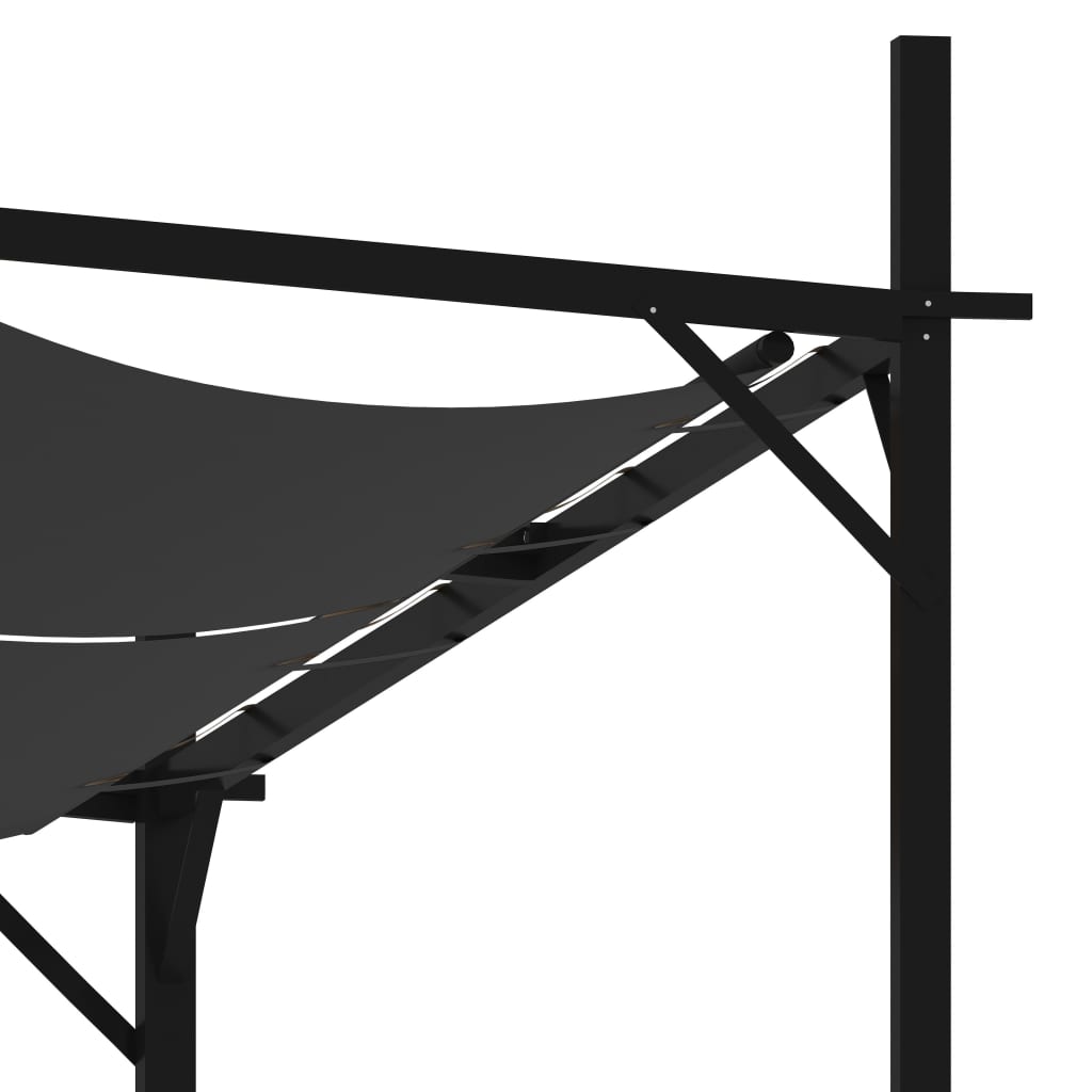 vidaXL Pavillon mit Ausziehbarem Dach 600x300x233 cm Anthrazit