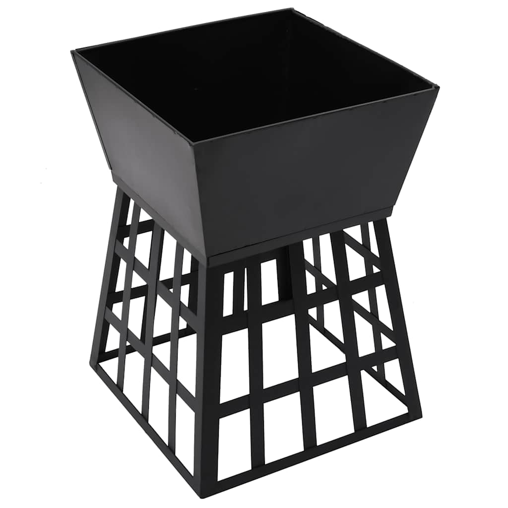vidaXL 2-in-1 Feuerstelle und Grill 34x34x48 cm Stahl