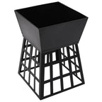 vidaXL 2-in-1 Feuerstelle und Grill 34x34x48 cm Stahl