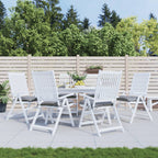 vidaXL Stuhlkissen 6 Stk. Grau 40x40x7 cm Oxford-Gewebe