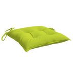 vidaXL Stuhlkissen 4 Stk. Knallgrün 40x40x7 cm Oxford-Gewebe