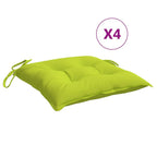 vidaXL Stuhlkissen 6 Stk. Knallgrün 40x40x7 cm Oxford-Gewebe