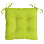 vidaXL Stuhlkissen 6 Stk. Knallgrün 40x40x7 cm Oxford-Gewebe
