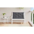 vidaXL Gartenbank-Auflage Anthrazit 100x(50+50)x7 cm Oxford-Gewebe