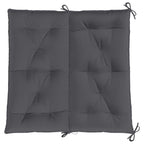 vidaXL Gartenbank-Auflage Anthrazit 100x(50+50)x7 cm Oxford-Gewebe