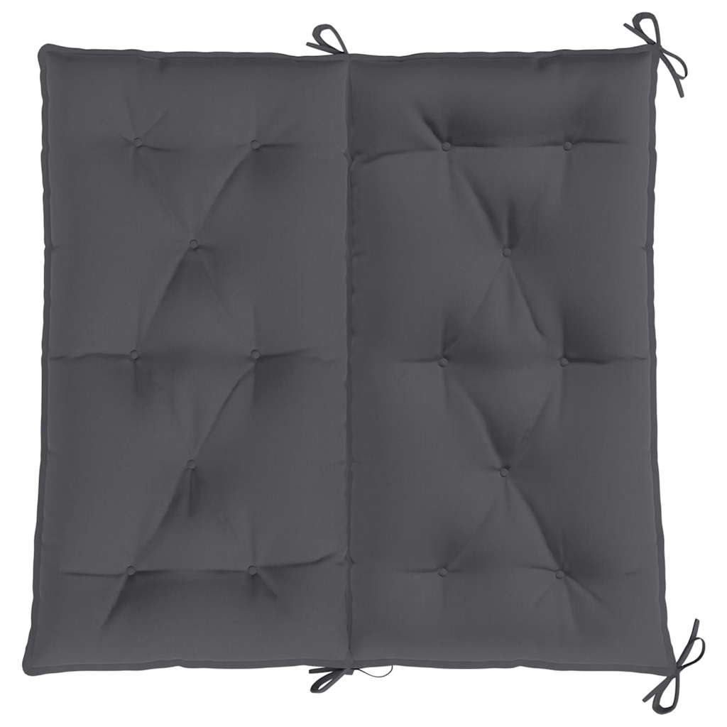 vidaXL Gartenbank-Auflage Anthrazit 100x(50+50)x7 cm Oxford-Gewebe