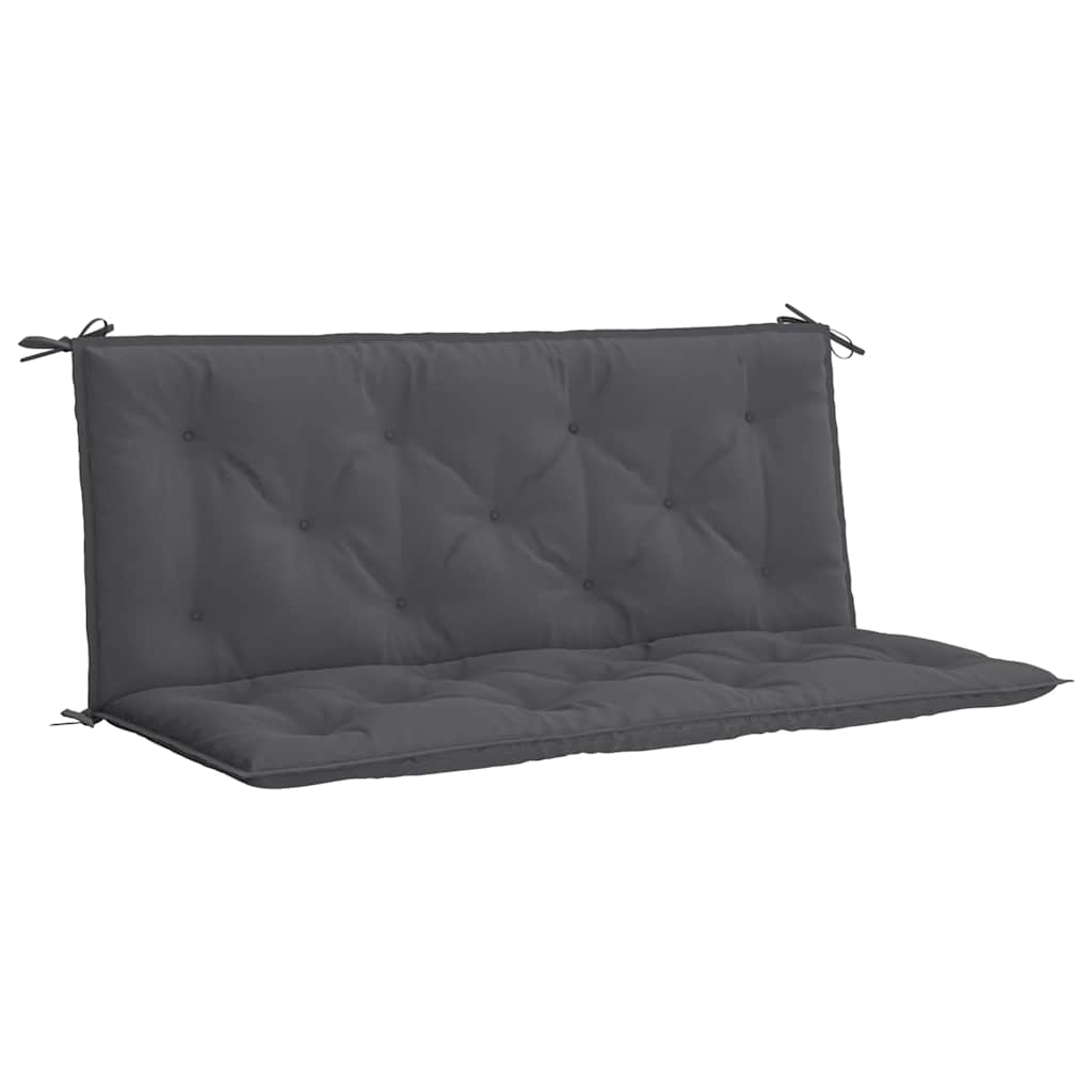 vidaXL Gartenbank-Auflage Anthrazit 120x(50+50)x7 cm Oxford-Gewebe