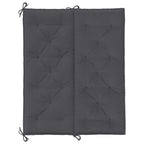 vidaXL Gartenbank-Auflage Anthrazit 120x(50+50)x7 cm Oxford-Gewebe