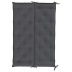 vidaXL Gartenbank-Auflage Anthrazit 150x(50+50)x7 cm Oxford-Gewebe