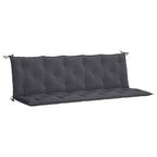 vidaXL Gartenbank-Auflage Anthrazit 180x(50+50)x7 cm Oxford-Gewebe