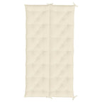 vidaXL Gartenbank-Auflage Cremeweiß 200x(50+50)x7 cm Oxford-Gewebe