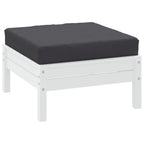 vidaXL Palettenkissen Anthrazit 60x60x6 cm Oxford-Gewebe