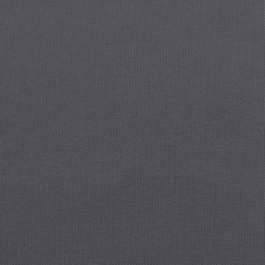 vidaXL Palettenkissen Anthrazit 60x60x6 cm Oxford-Gewebe