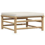 vidaXL 3-tlg. Garten-Lounge-Set mit Kissen Bambus