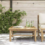 vidaXL Gartentisch 65x65x30 cm Bambus