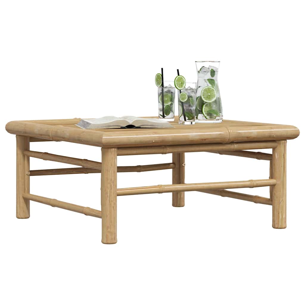 vidaXL Gartentisch 65x65x30 cm Bambus