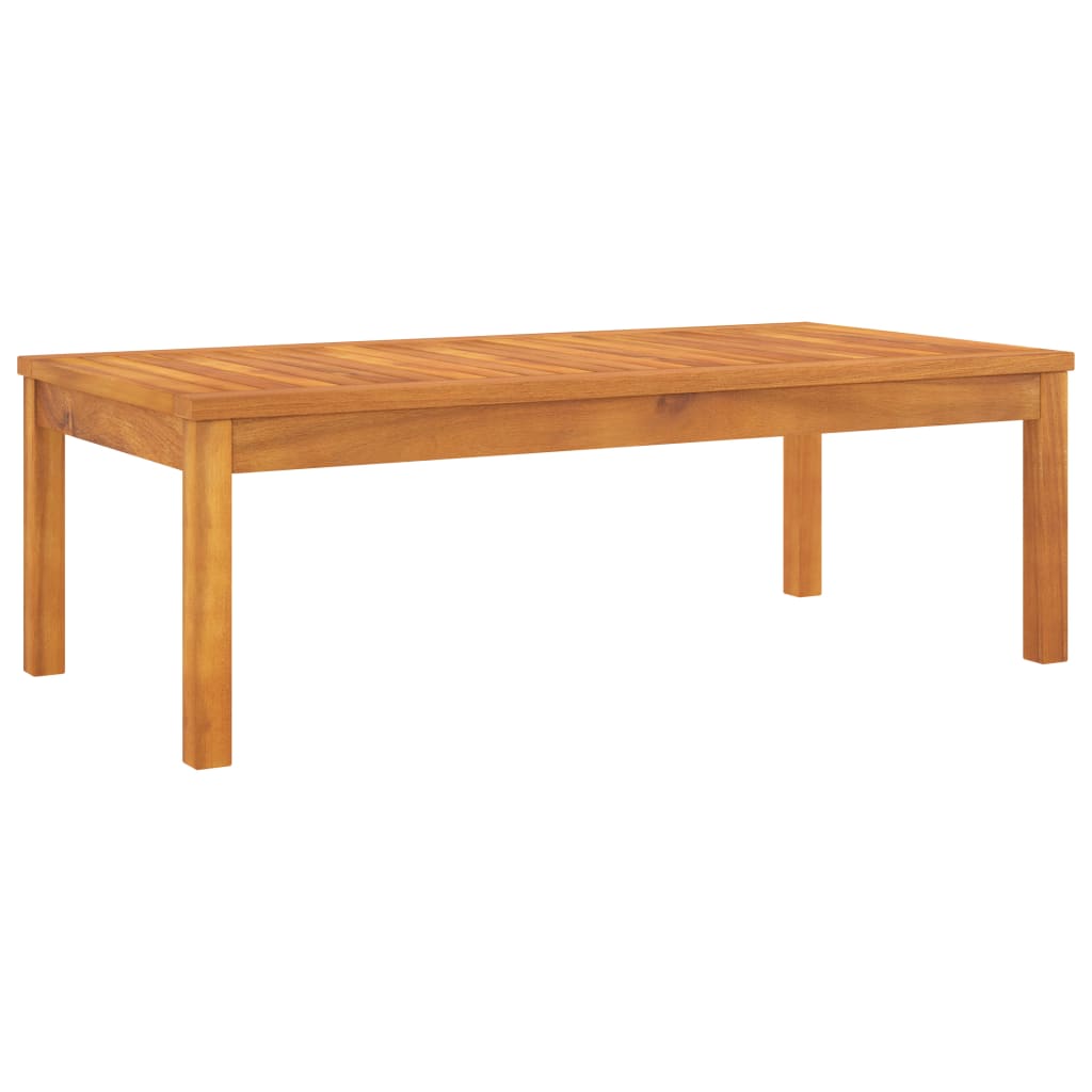 vidaXL 3-tlg. Garten-Lounge-Set mit Auflagen Massivholz Akazie
