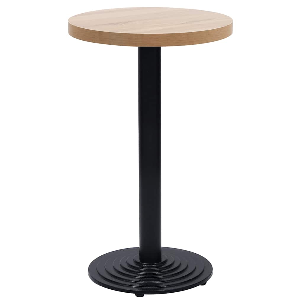 vidaXL Bistrotisch-Gestell Schwarz Ø43x72 cm Gusseisen
