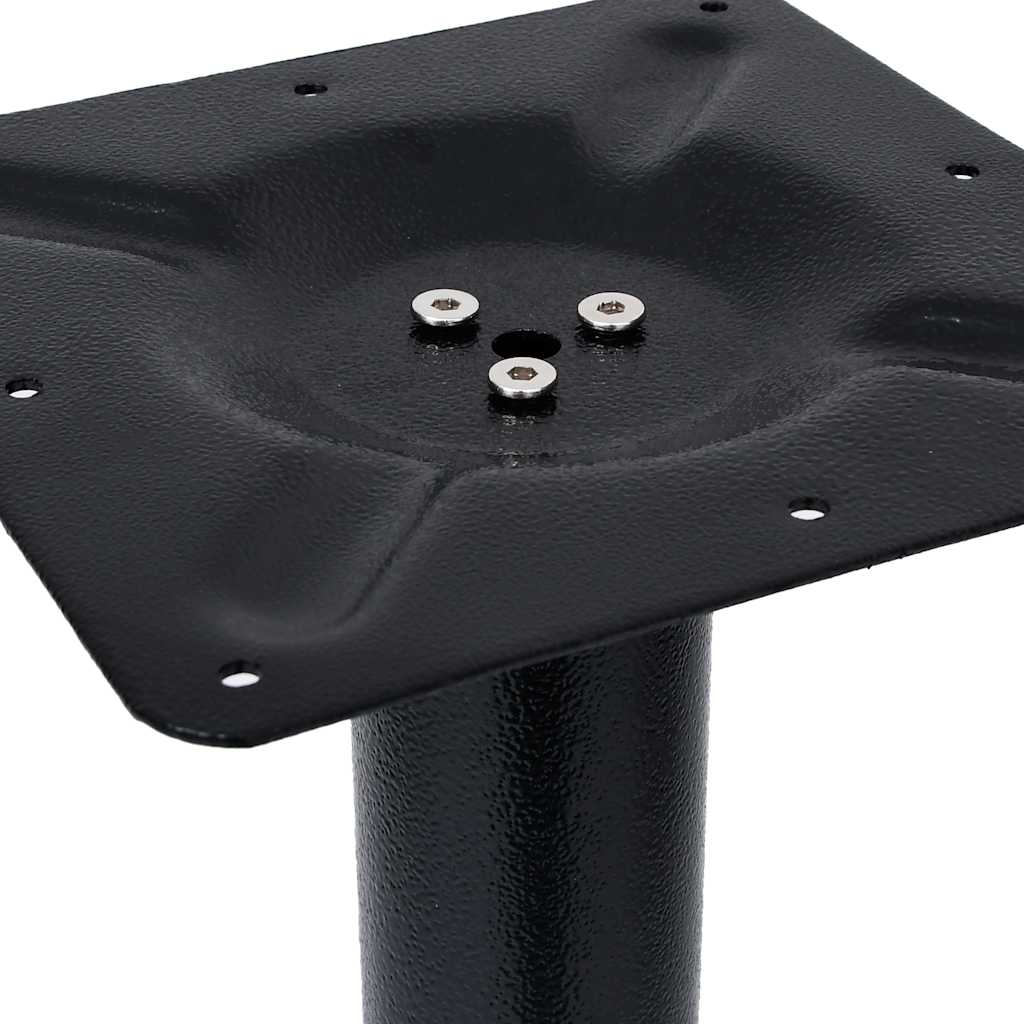 vidaXL Bistrotisch-Gestell Schwarz Ø43x72 cm Gusseisen