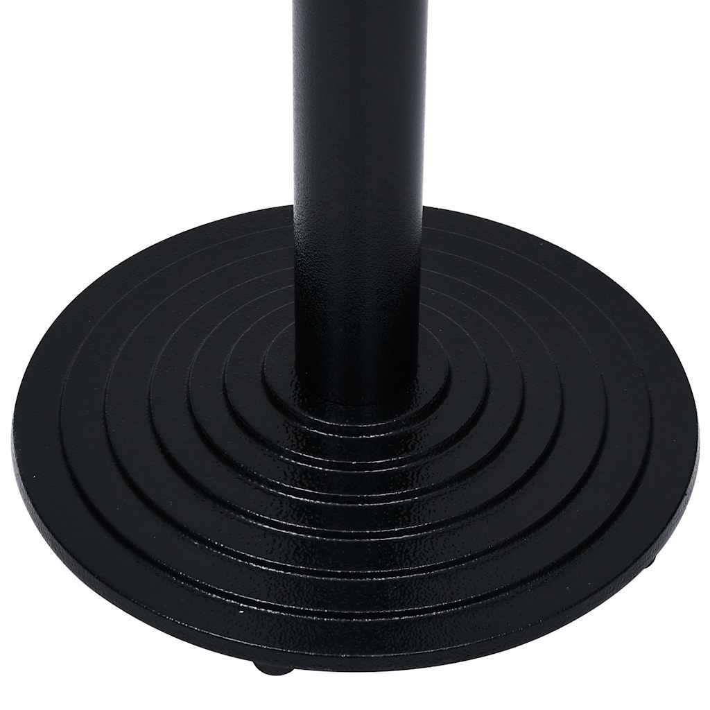 vidaXL Bistrotisch-Gestell Schwarz Ø43x72 cm Gusseisen