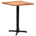 vidaXL Bistrotisch-Gestell Schwarz 56x56x72 cm Gusseisen