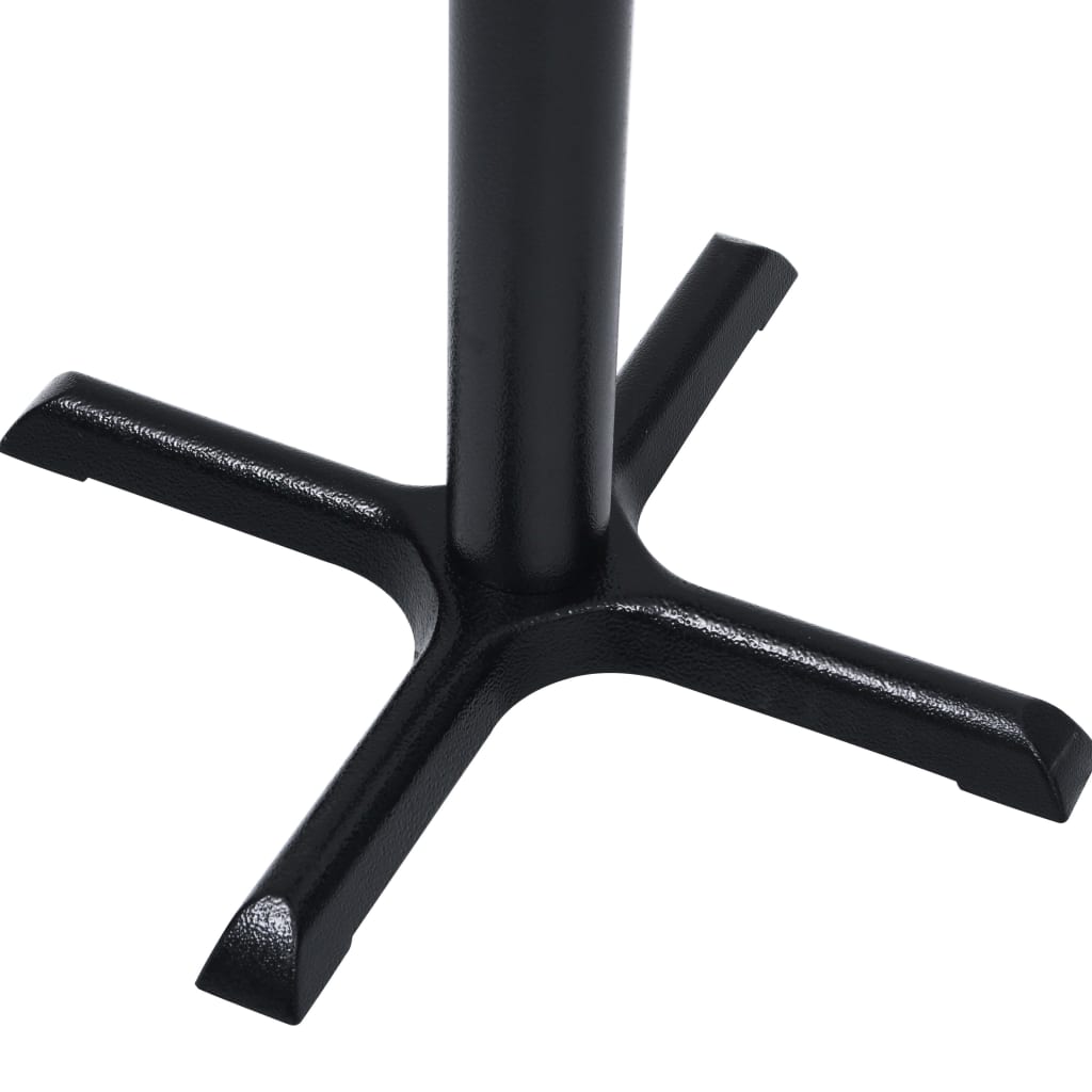 vidaXL Bistrotisch-Gestell Schwarz 56x56x72 cm Gusseisen