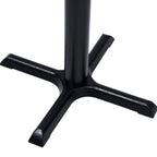 vidaXL Bistrotisch-Gestell Schwarz 56x56x72 cm Gusseisen